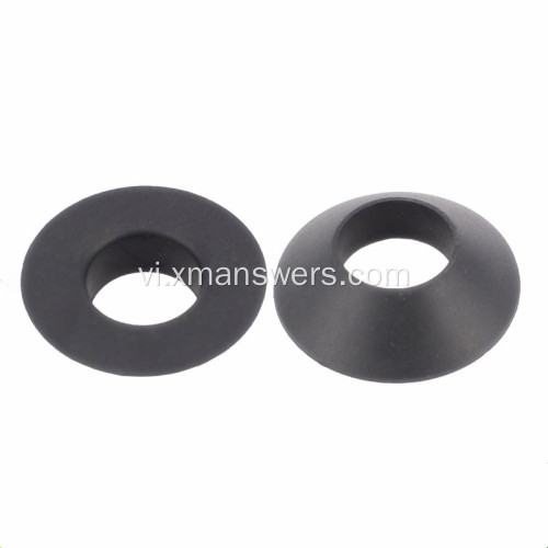 Mành silicone vuông tùy chỉnh Grommets cao su hình bầu dục mở